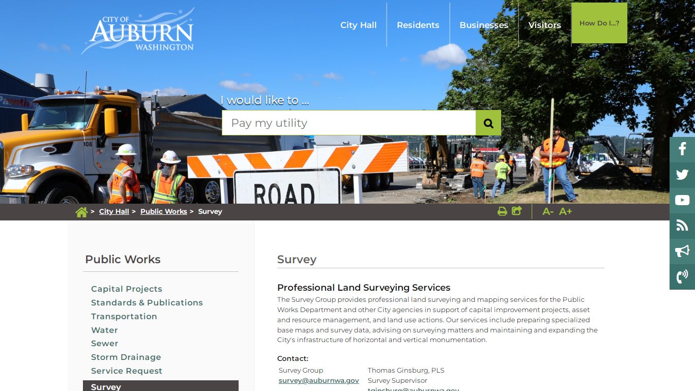 Survey - City of Auburn